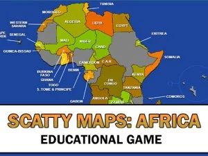 Maps Africa Scale